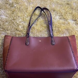 Brown Leather Tote Bag